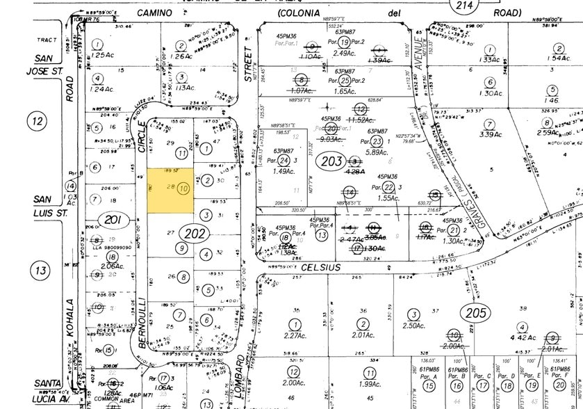 250 Bernoulli Cir, Oxnard, CA for lease - Plat Map - Image 2 of 2