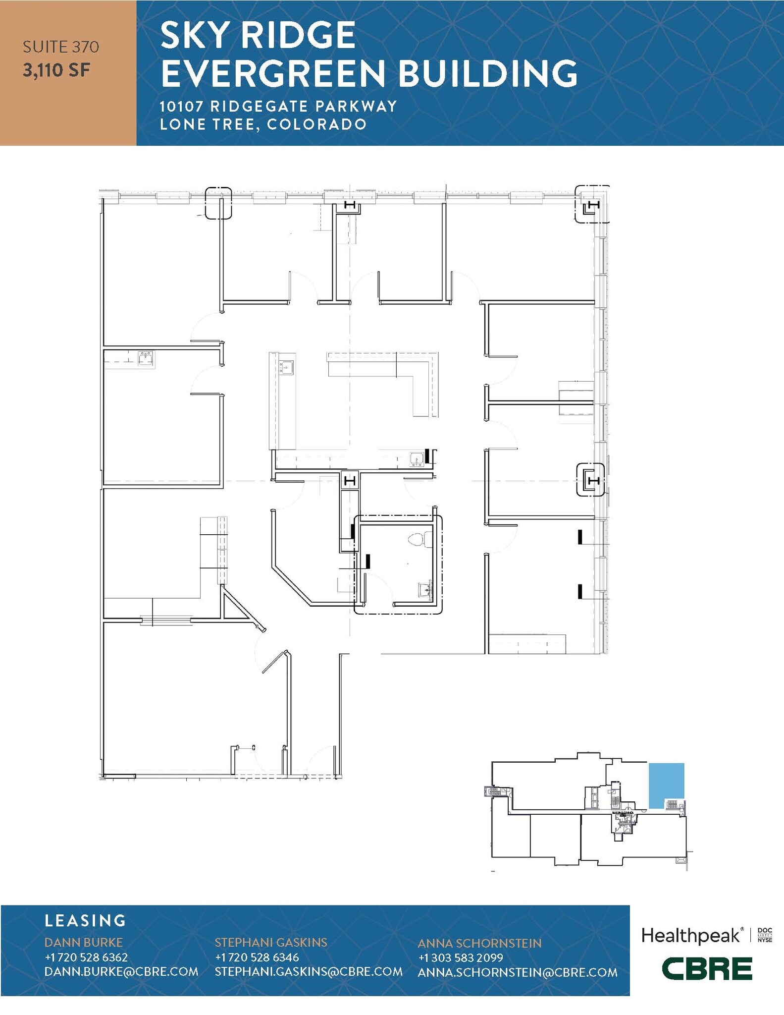 10535 Park Meadows Blvd, Lone Tree, CO for lease Floor Plan- Image 1 of 1