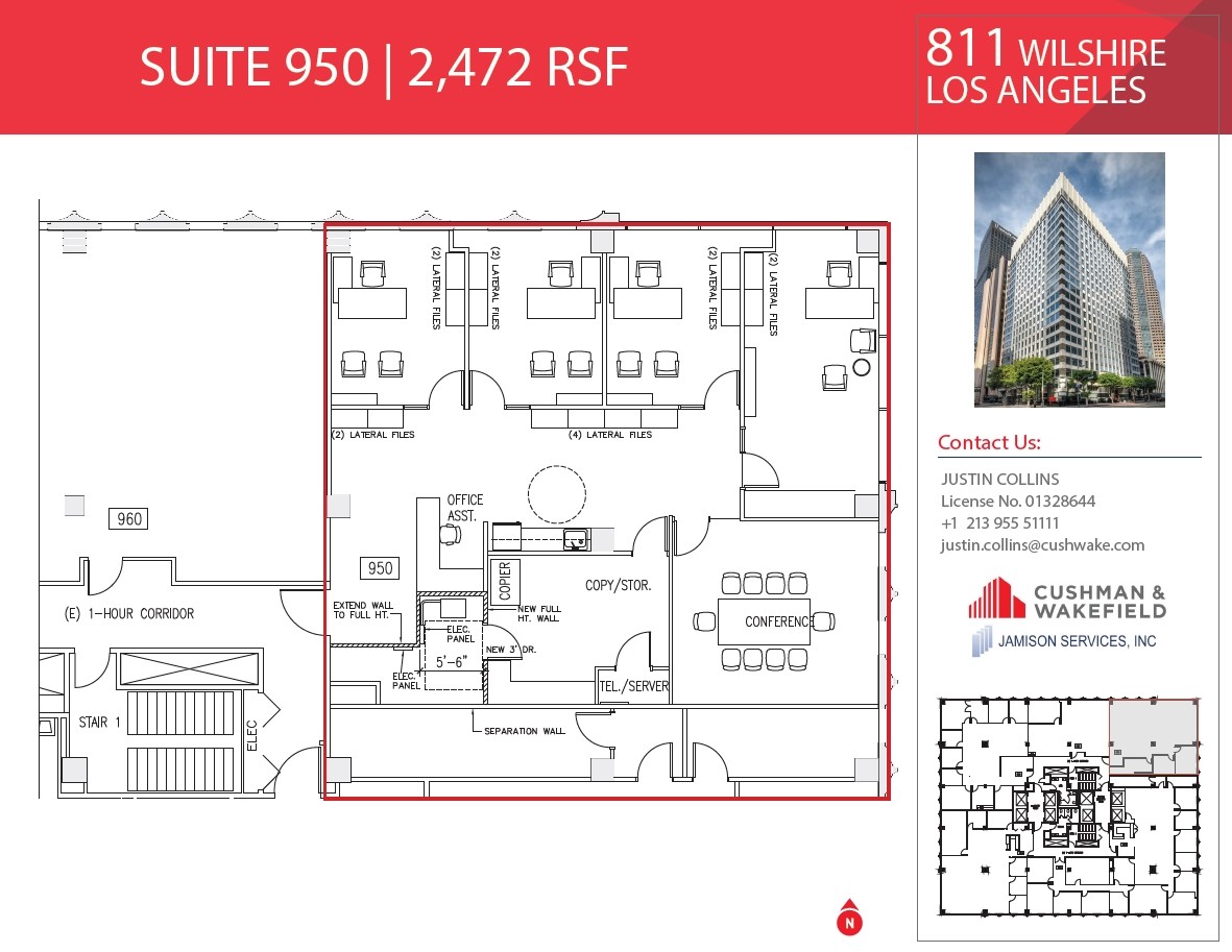 811 Wilshire Blvd, Los Angeles, CA for lease Floor Plan- Image 1 of 1