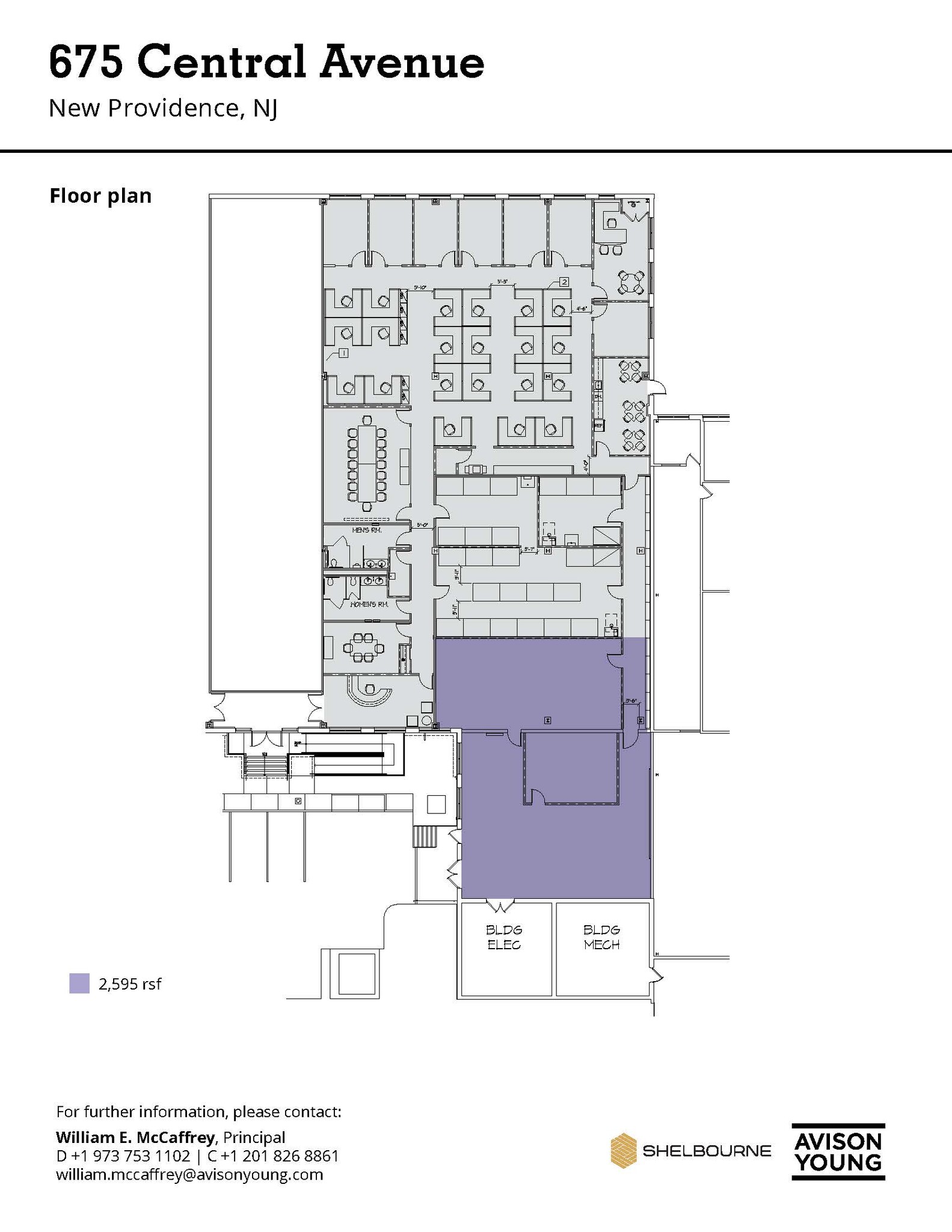 675 Central Ave, New Providence, NJ for lease Floor Plan- Image 1 of 1