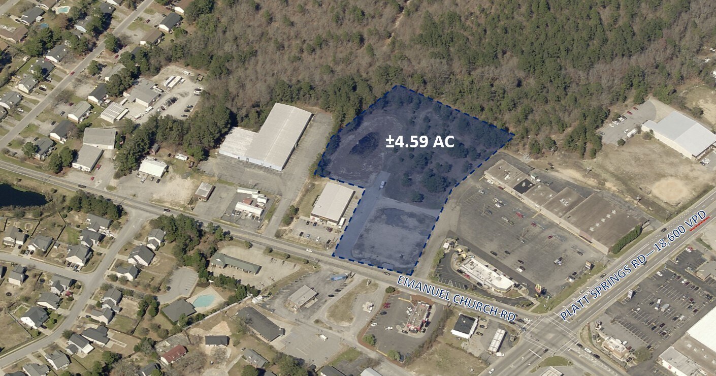 Emanuel Church Road, West Columbia, SC 29170 4.59 AC Emanuel Church