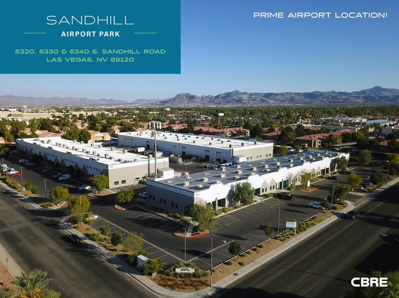 6320 S Sandhill Rd, Las Vegas, NV for lease - Building Photo - Image 1 of 7