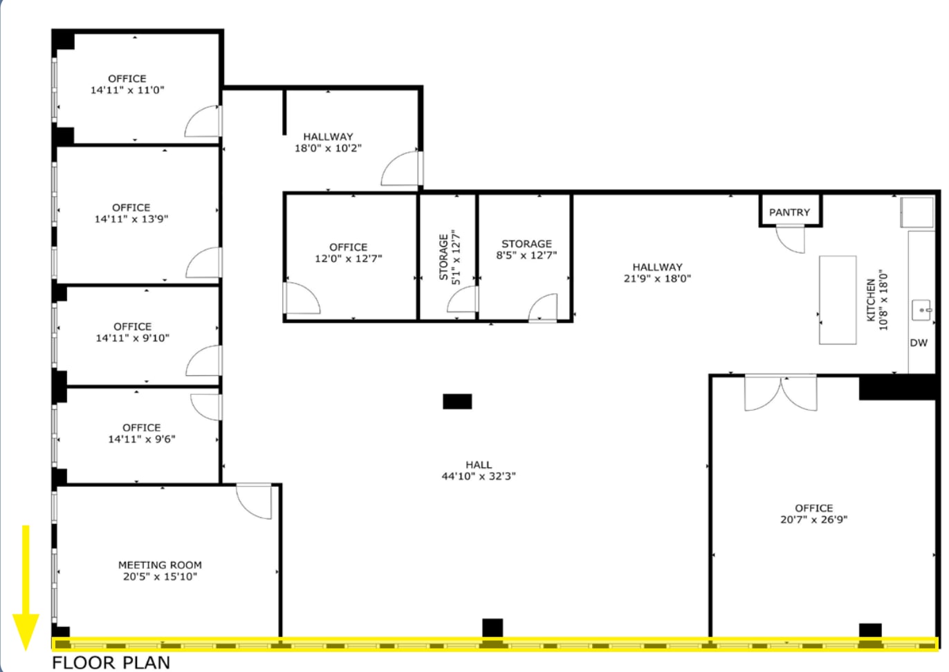 1201 Peachtree St NE, Atlanta, GA for lease Floor Plan- Image 1 of 1