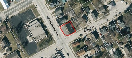 1204 Fond du Lac Ave, Kewaskum, WI - AERIAL  map view