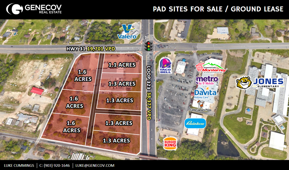 Land in Tyler, TX for sale - Building Photo - Image 2 of 2