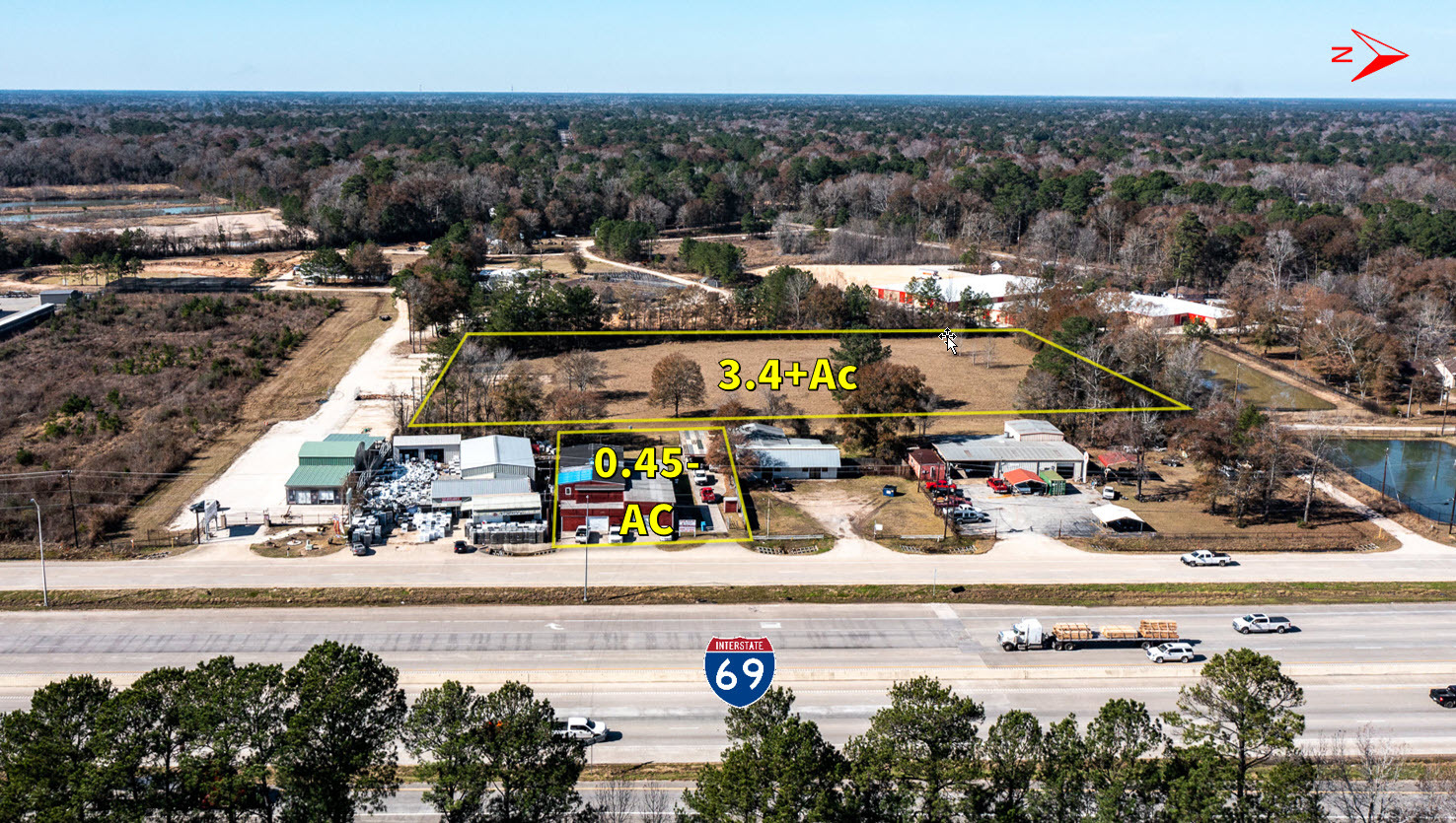 18496 US Highway 59, New Caney, TX for sale Aerial- Image 1 of 19