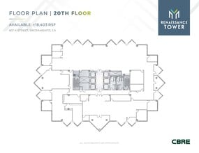 801 K St, Sacramento, CA for lease Floor Plan- Image 1 of 2