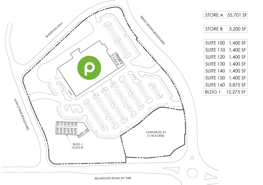 450 Richwood Road, Union, KY 41091 Triple Crown Shopping Center