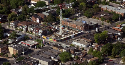 1177 Danforth Ave, Toronto, ON - AERIAL  map view