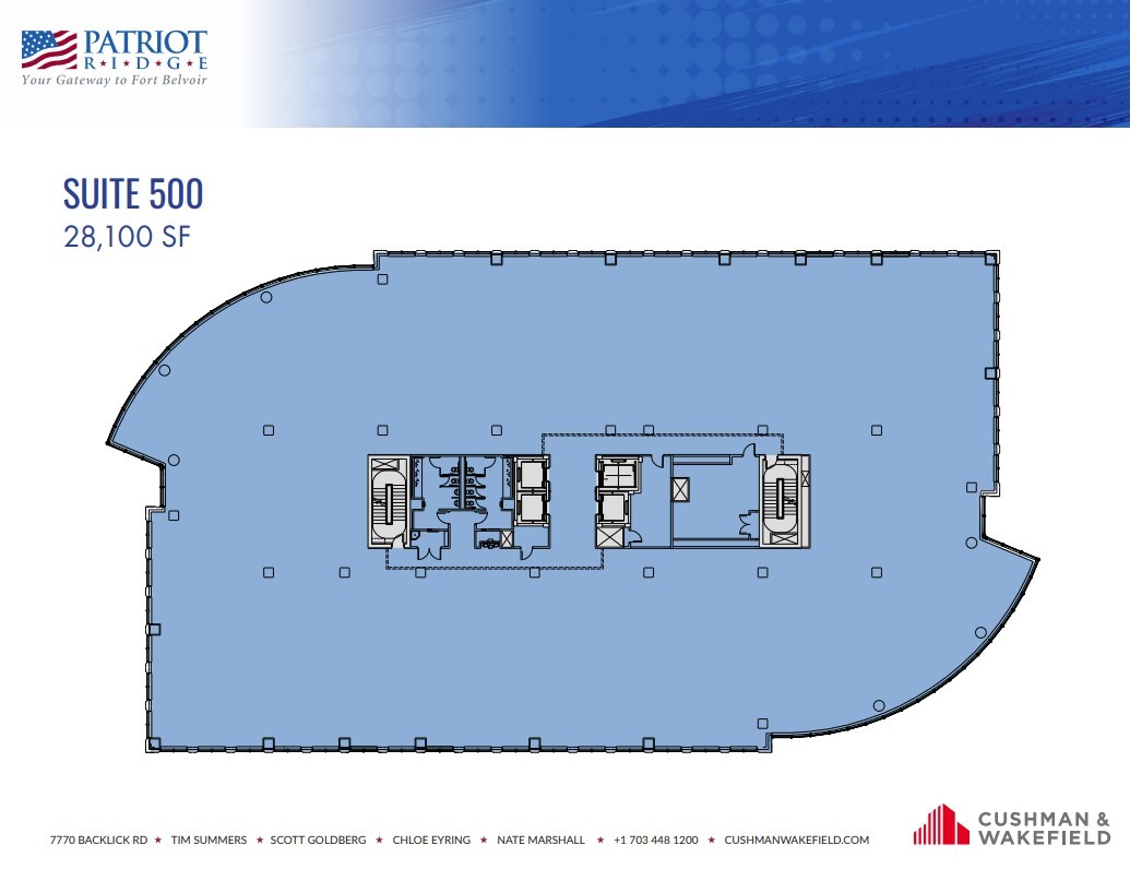 7770 Backlick Rd, Springfield, VA for lease Floor Plan- Image 1 of 1