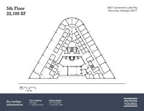 6801 Governors Lake Pky, Peachtree Corners, GA for lease Floor Plan- Image 1 of 7