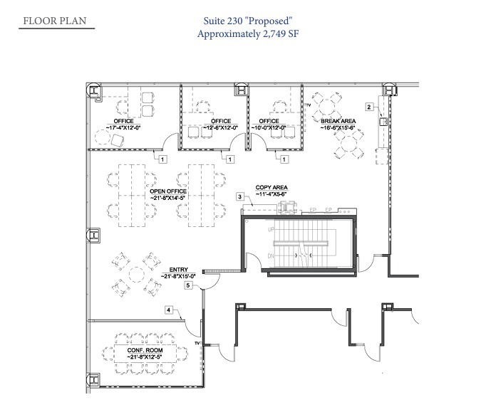 16870 W Bernardo Dr, San Diego, CA for lease Floor Plan- Image 1 of 3