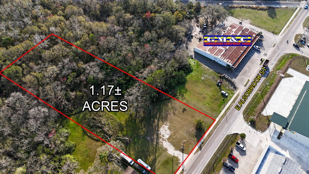 713 E Alsobrook St, Plant City, FL for sale - Aerial - Image 2 of 5