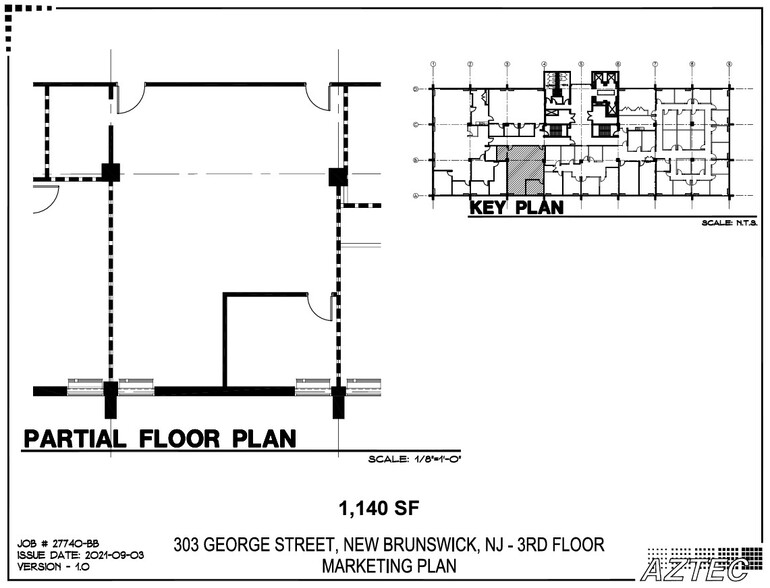 303 George St, New Brunswick, NJ for lease - Floor Plan - Image 3 of 6