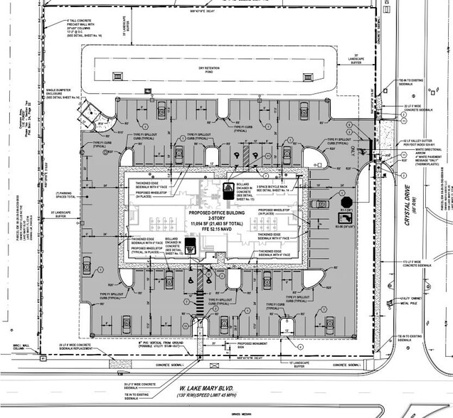 3416 W Lake Mary Blvd, Lake Mary, FL for sale - Site Plan - Image 3 of 7