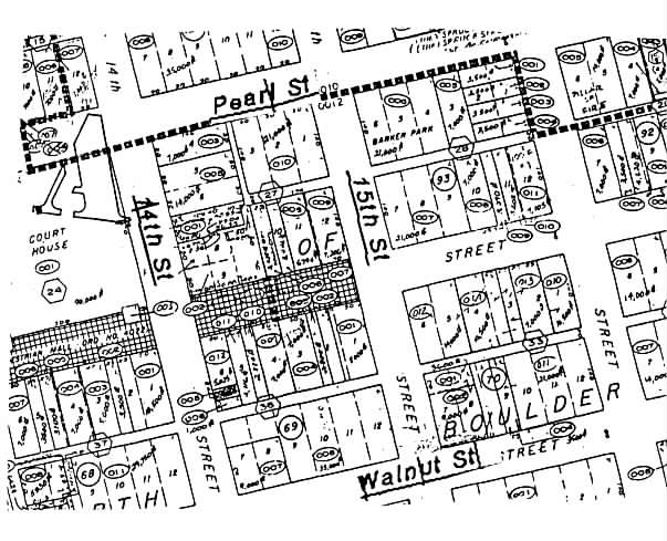 1932 14th St, Boulder, CO for sale - Plat Map - Image 1 of 1