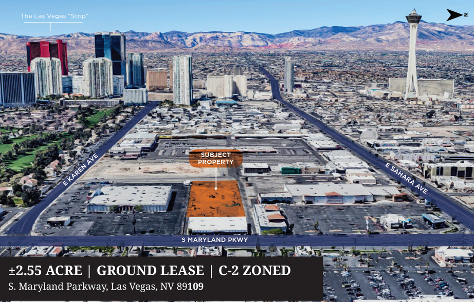 S Maryland Pkwy - 2.55 Acres - Ground Lease, Las Vegas, NV for sale - Primary Photo - Image 1 of 1