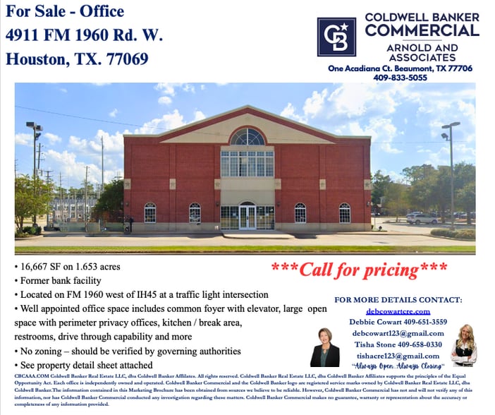 4911 FM 1960 Rd W, Houston, TX for sale - Primary Photo - Image 1 of 5