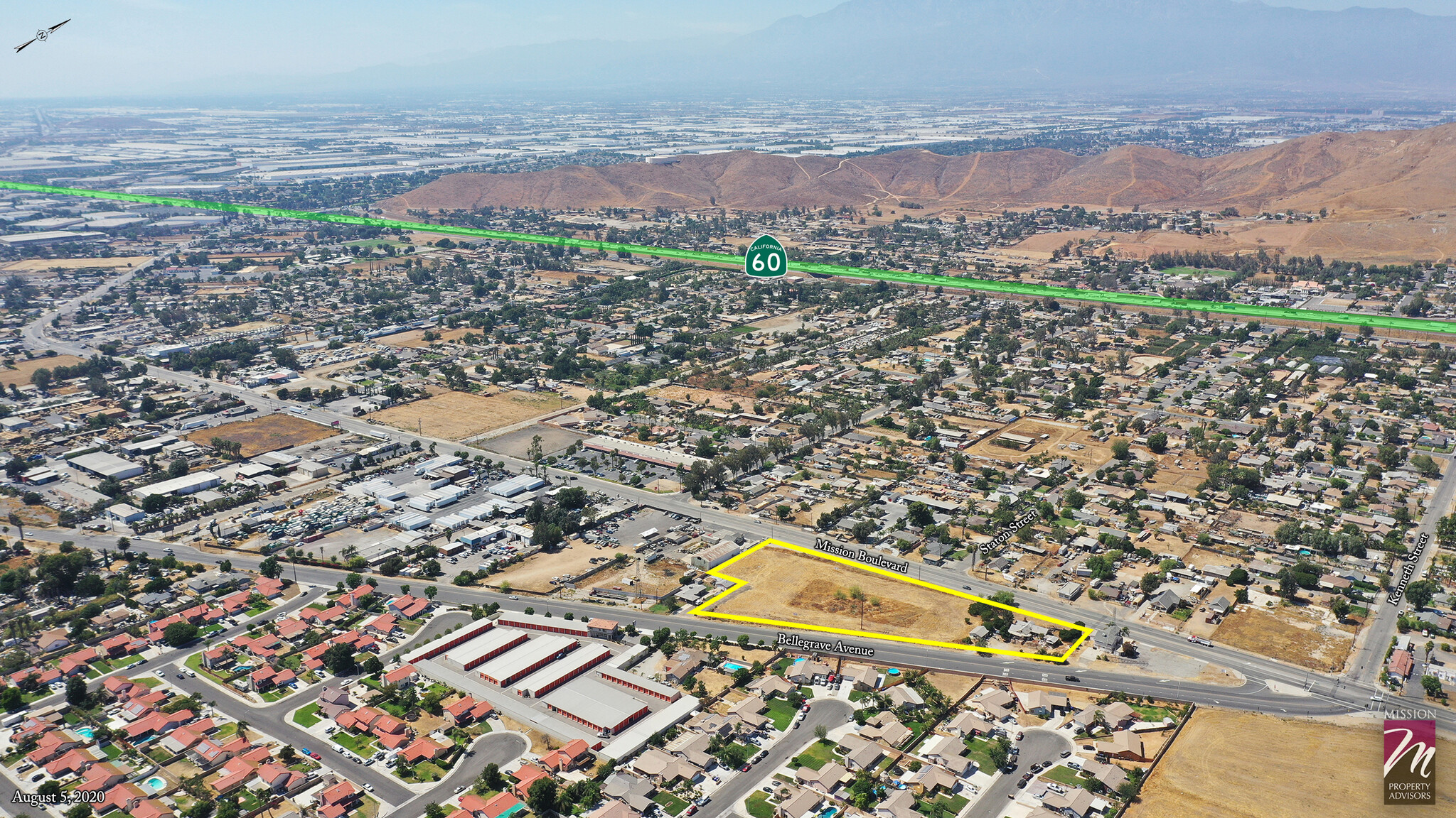 9300 Mission Blvd, Jurupa Valley, CA for sale Aerial- Image 1 of 1