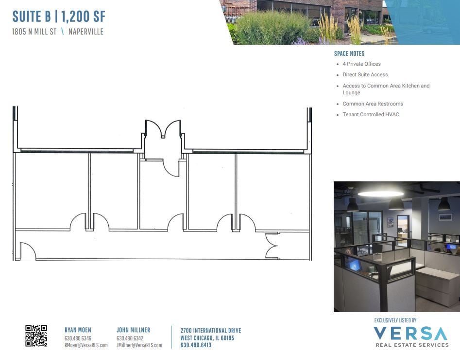 1813 N Mill St, Naperville, IL for lease Interior Photo- Image 1 of 1