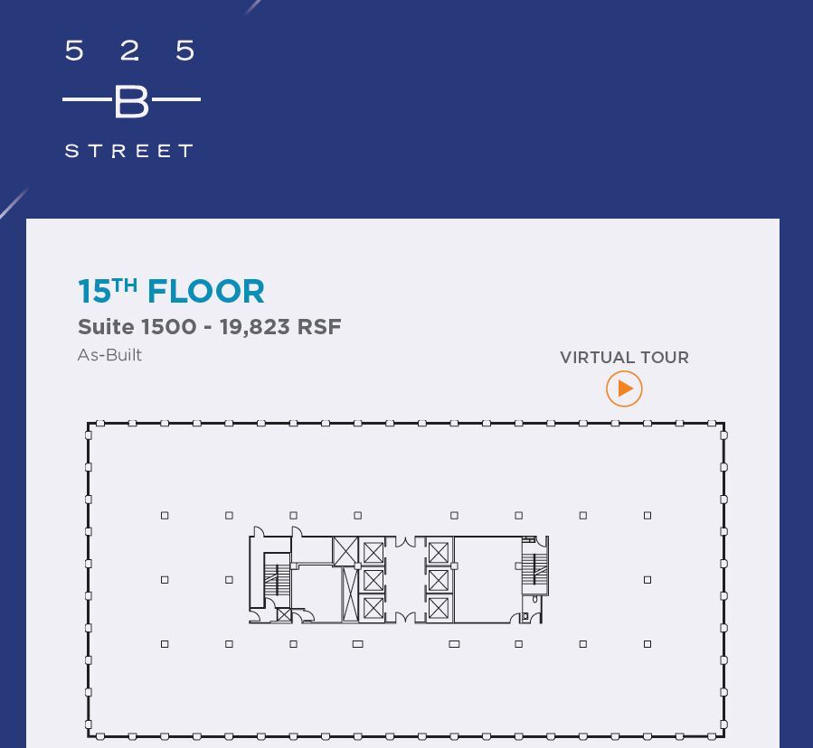 525 B St, San Diego, CA for lease Floor Plan- Image 1 of 1