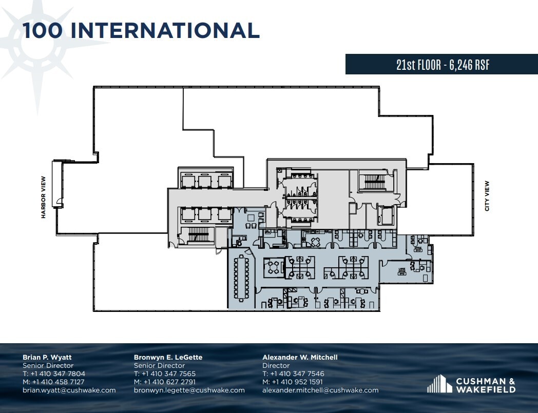 100 International Dr, Baltimore, MD for lease Floor Plan- Image 1 of 1