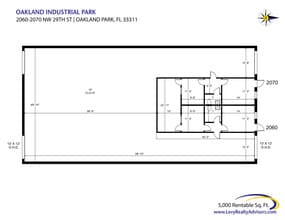 1900-2261 NW 29th St, Oakland Park, FL for lease Floor Plan- Image 2 of 2