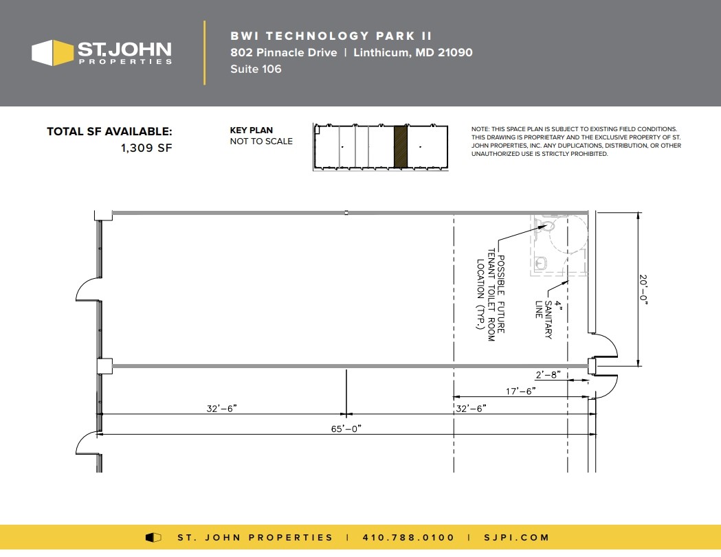 806 Pinnacle Dr, Linthicum Heights, MD for lease Floor Plan- Image 1 of 1