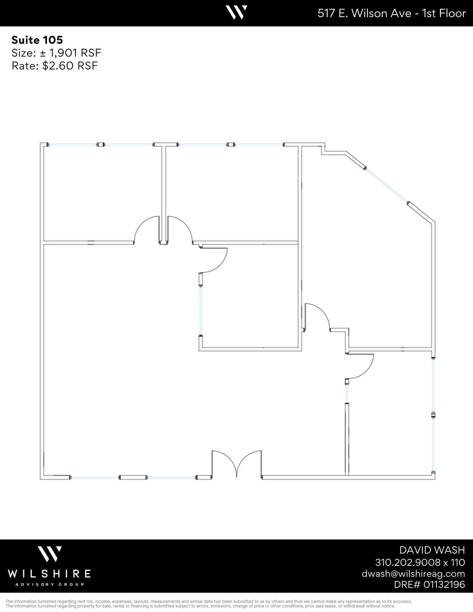517 E Wilson Ave, Glendale, CA for lease Building Photo- Image 1 of 1