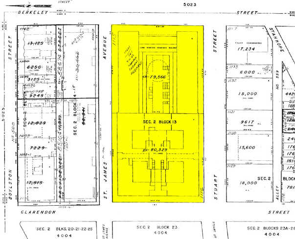 200 Clarendon St, Boston, MA for lease - Plat Map - Image 2 of 11