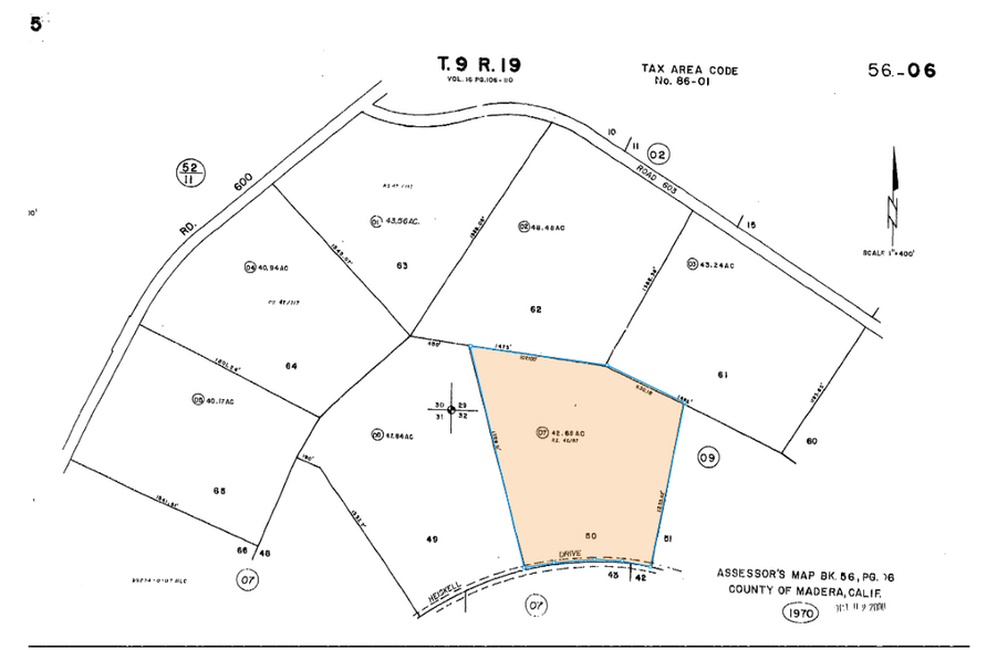 34151 Heiskell Dr, Raymond, CA for sale - Plat Map - Image 2 of 3