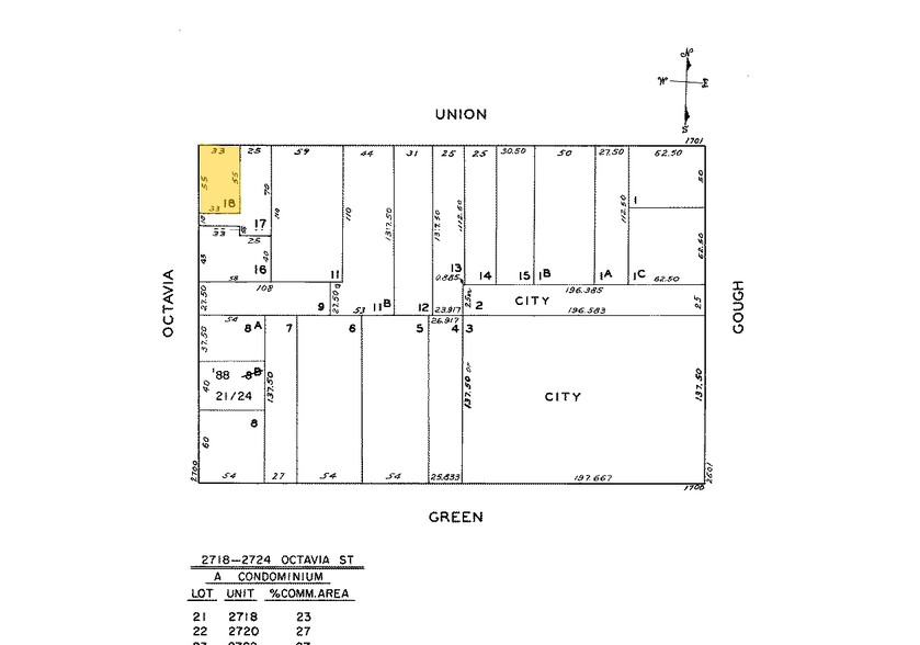 1793 - 1799 Union St, San Francisco, CA for lease - Plat Map - Image 2 of 18