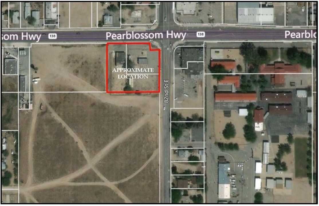8156 Pearblossom Hwy, Littlerock, CA for sale Aerial- Image 1 of 1