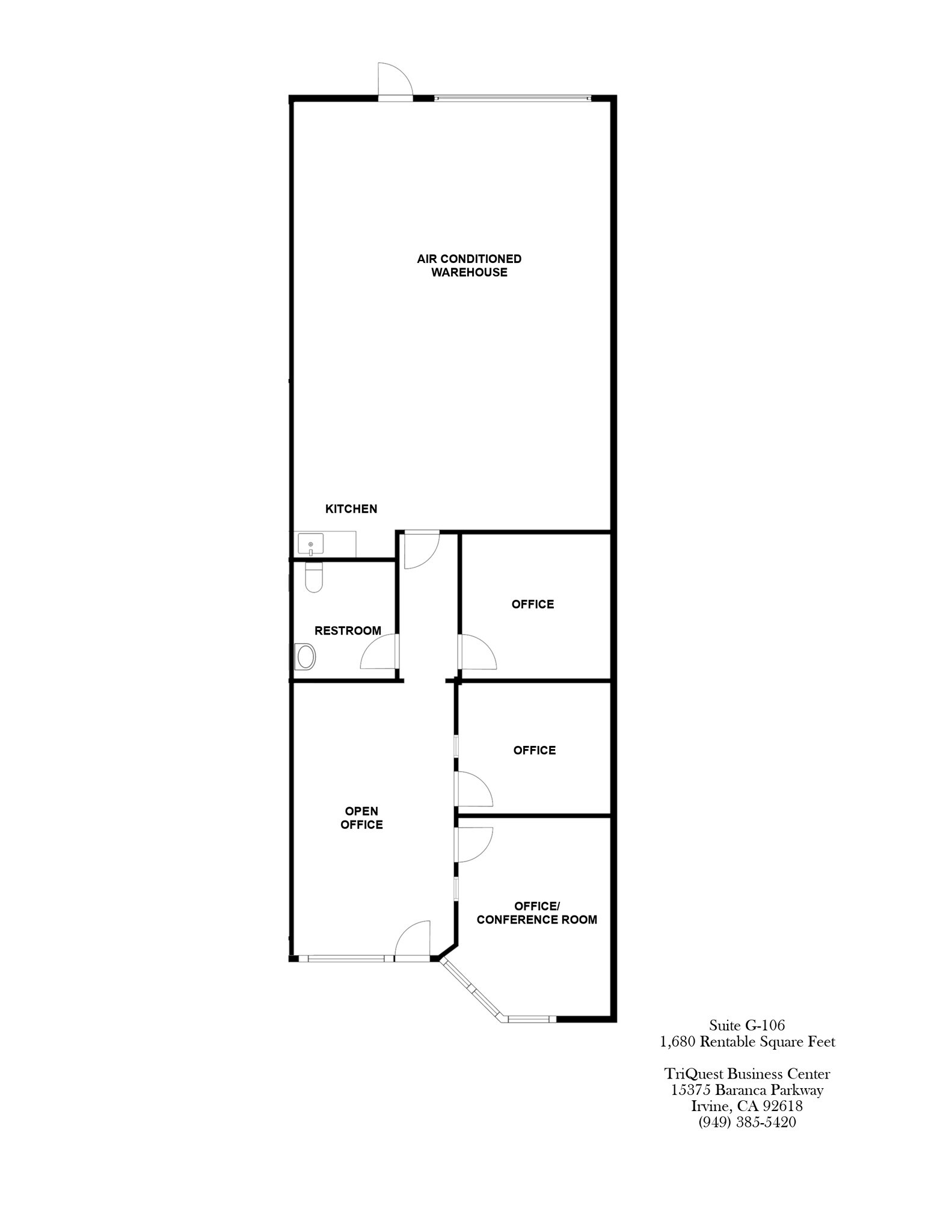 15375 Barranca Pky, Irvine, CA for lease Floor Plan- Image 1 of 1