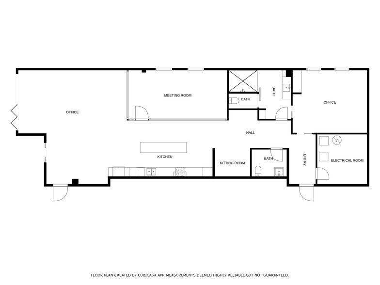 224 SE 2nd St, Bentonville, AR for lease - Floor Plan - Image 2 of 9