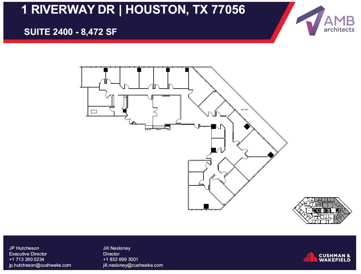1 Riverway, Houston, TX for lease Floor Plan- Image 1 of 1