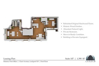 1 East Ave, Lockport, NY for lease Site Plan- Image 2 of 2