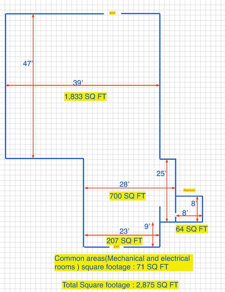 1701-1715 Post Rd E, Westport, CT for lease - Floor Plan - Image 2 of 2