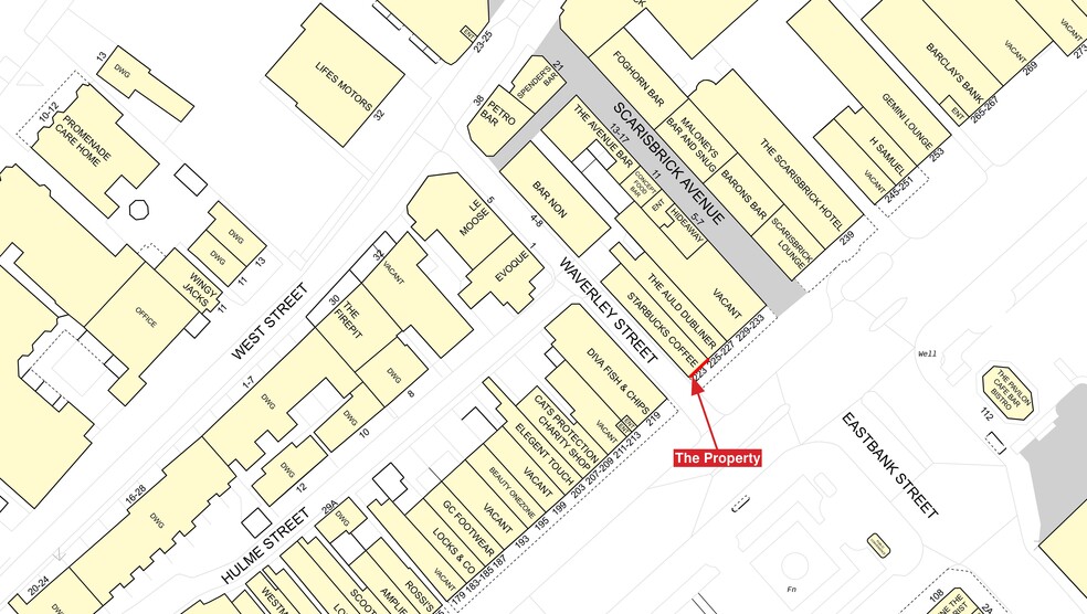 221-223 Lord St, Southport for sale - Site Plan - Image 3 of 3