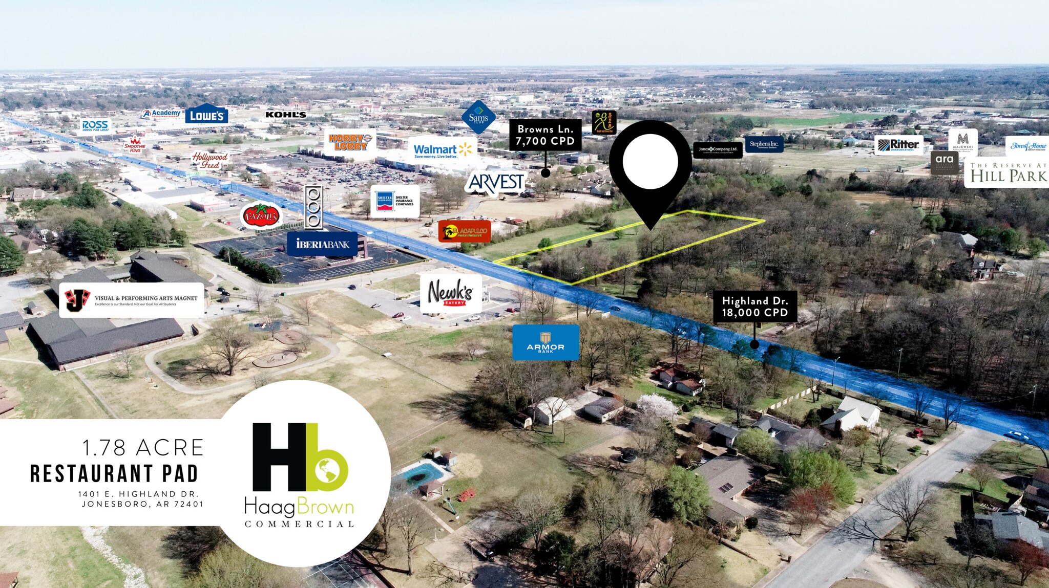 1401 E Highland Dr, Jonesboro, AR for sale Building Photo- Image 1 of 1