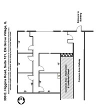 390 E Higgins Rd, Elk Grove Village, IL for lease Floor Plan- Image 2 of 2