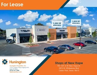 More details for FM 1431 & W. New Hope Dr, Cedar Park, TX - Retail for Lease