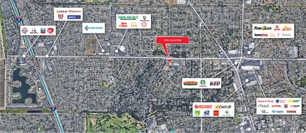 1760 W Hammer Ln, Stockton, CA - AERIAL  map view