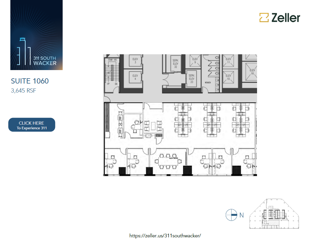 311 S Wacker Dr, Chicago, IL for lease Floor Plan- Image 1 of 1