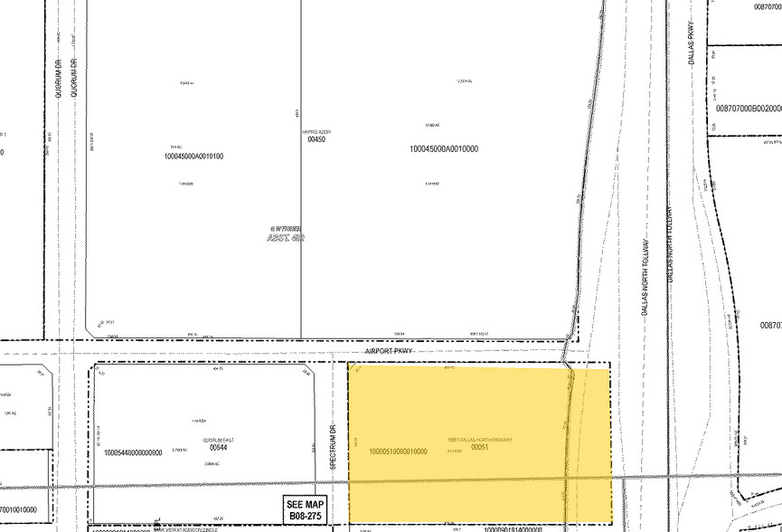 15851 Dallas Pkwy, Addison, TX for lease - Plat Map - Image 2 of 28