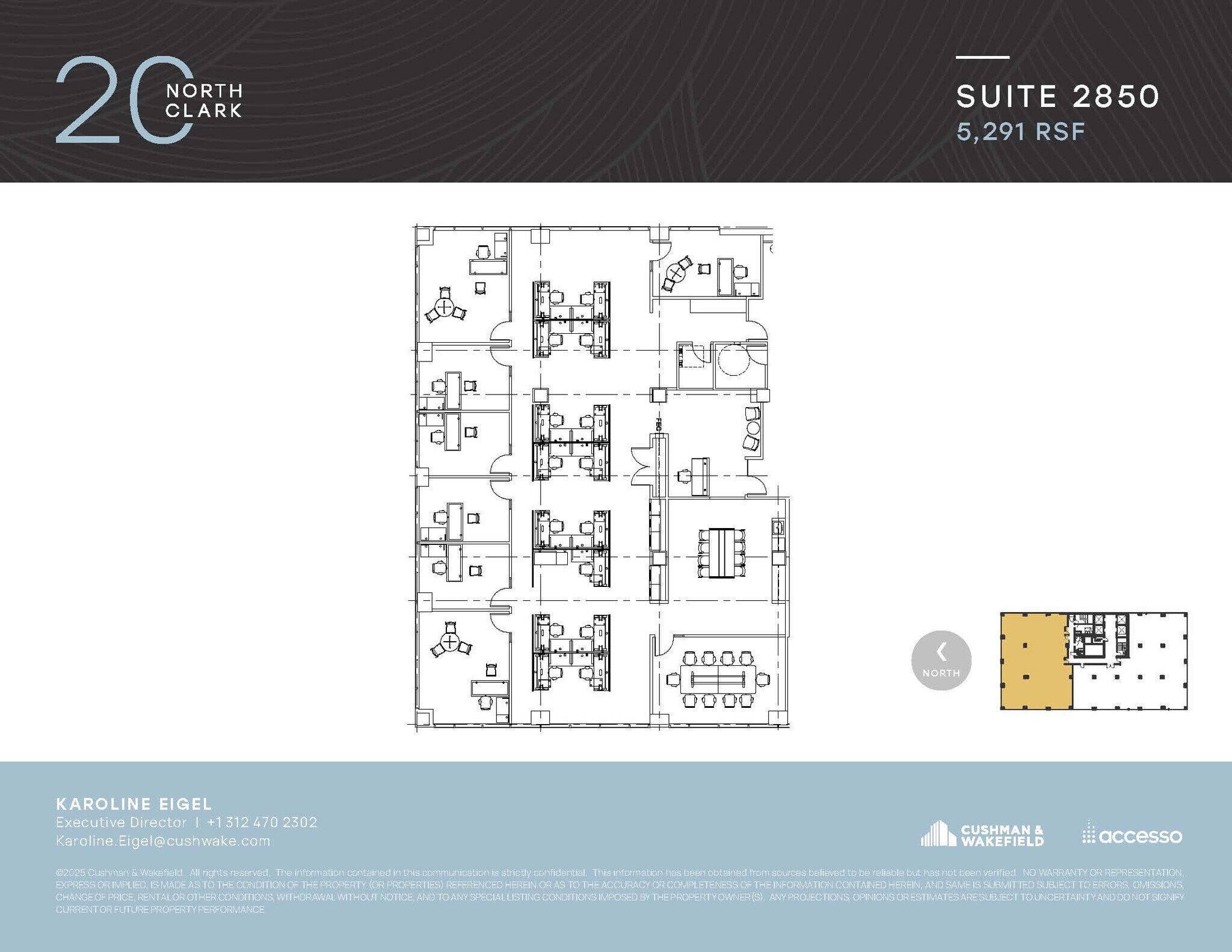 20 N Clark St, Chicago, IL for lease Floor Plan- Image 1 of 1
