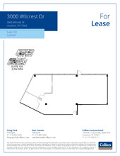 3000 Wilcrest Dr, Houston, TX for lease Floor Plan- Image 1 of 1