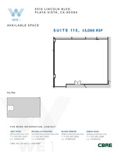 5510 Lincoln Blvd, Playa Vista, CA for lease Floor Plan- Image 1 of 5