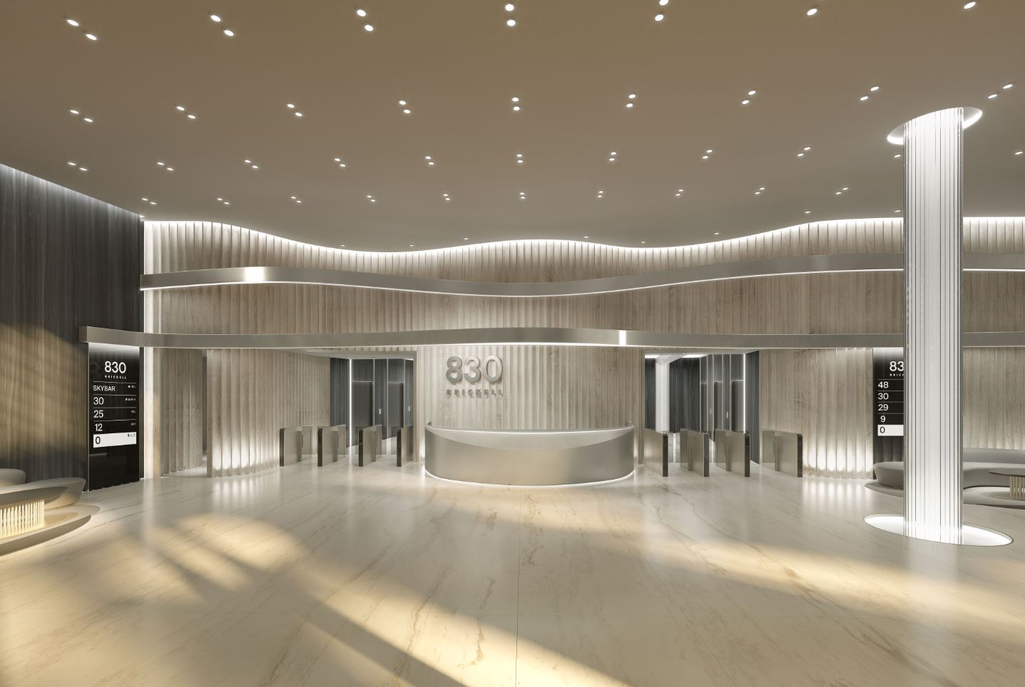 830 Brickell Plz, Miami, FL for sale Lobby- Image 1 of 1