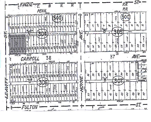 2150 W Carroll Ave, Chicago, IL for lease - Plat Map - Image 3 of 10